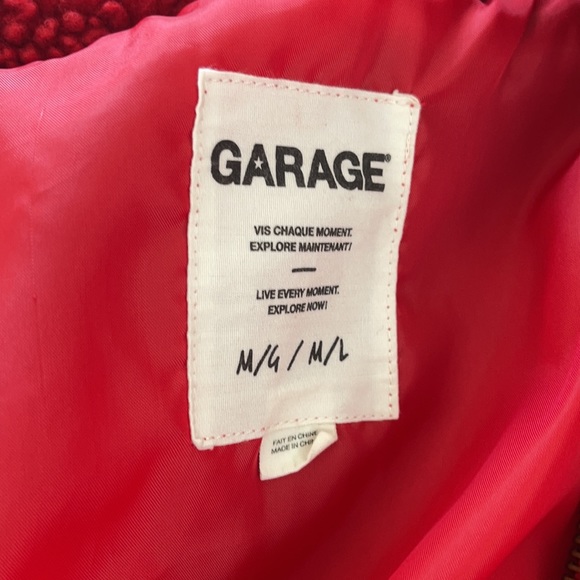 Garage awesome red jacket size M/L - Picture 5 of 9
